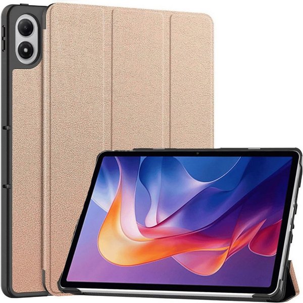 SmartUP Tablet-Hülle für Xiaomi Redmi Pad 2 Tasche Smart Cover Case Klapphülle Schutzglas 11 Zoll, integrierte Standfunktion, integrierter Magnetverschluss