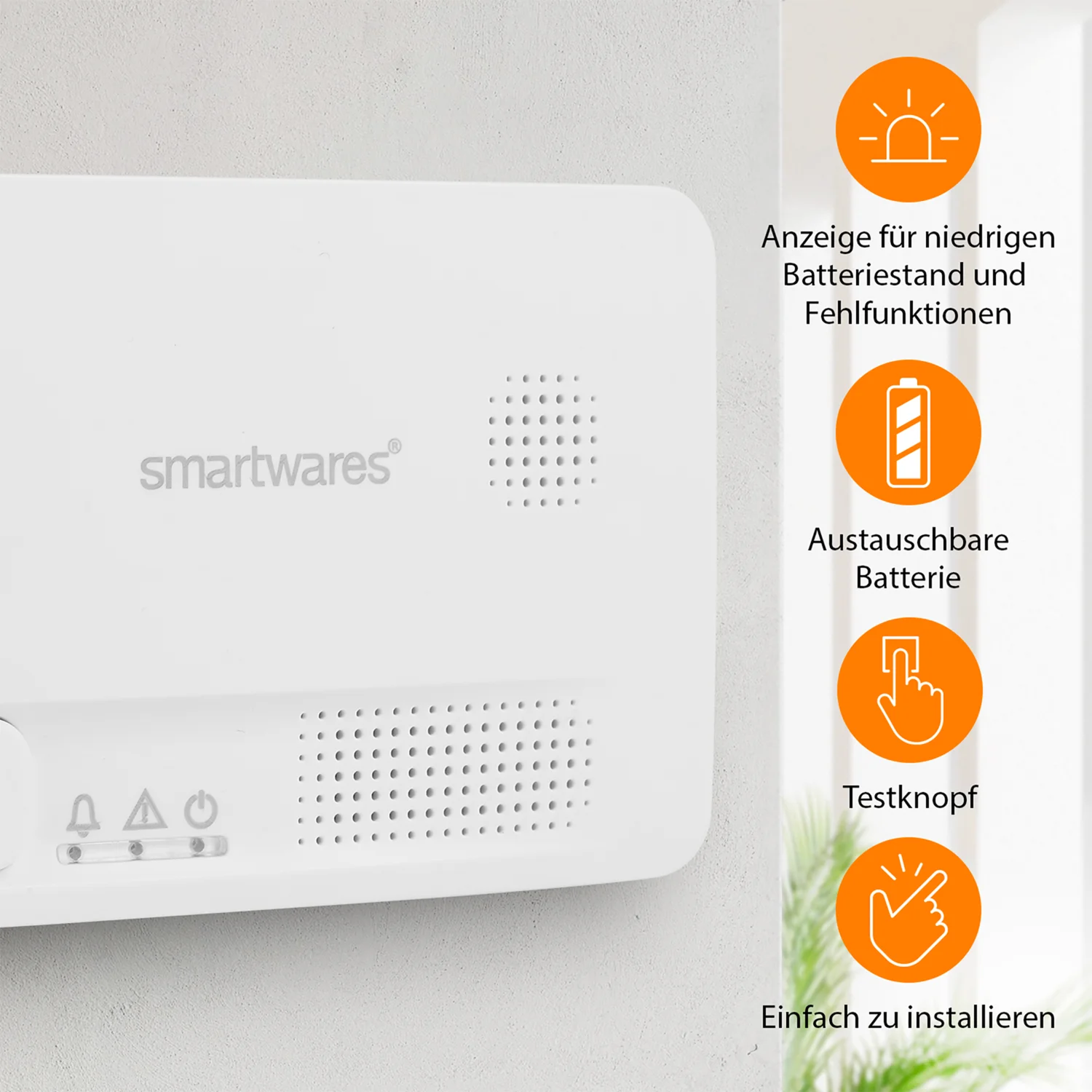 SMARTWARES Kohlenmonoxidmelder – Bild 3 von 3