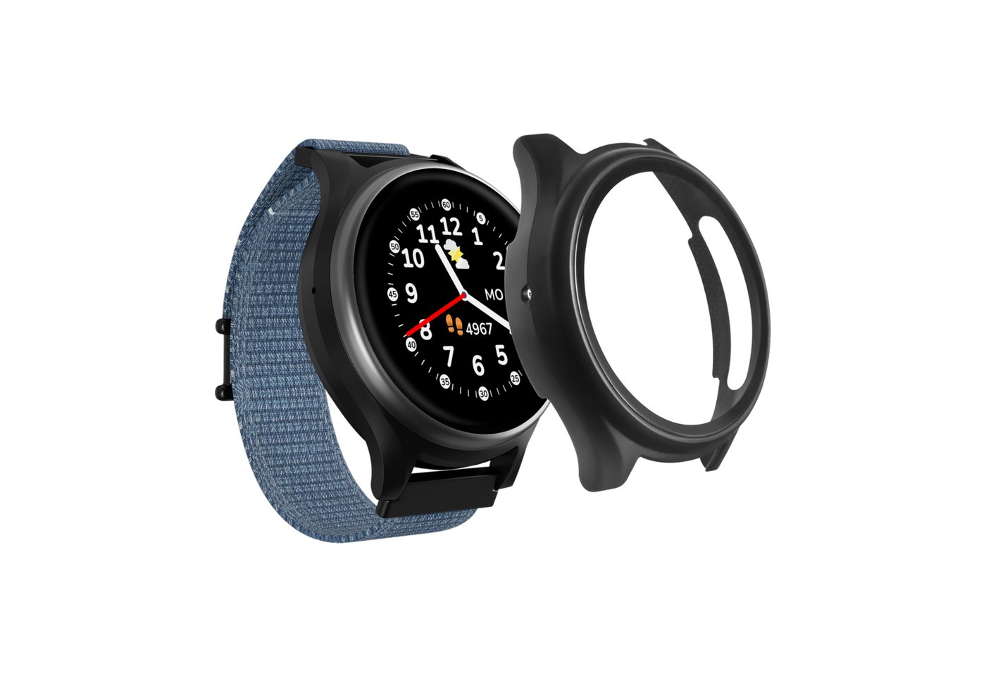 ANIO Smartwatch-Hülle Protector Case 2.0 Profür Anio 6, Schutzhülle, Displayschutz – Bild 2 von 3