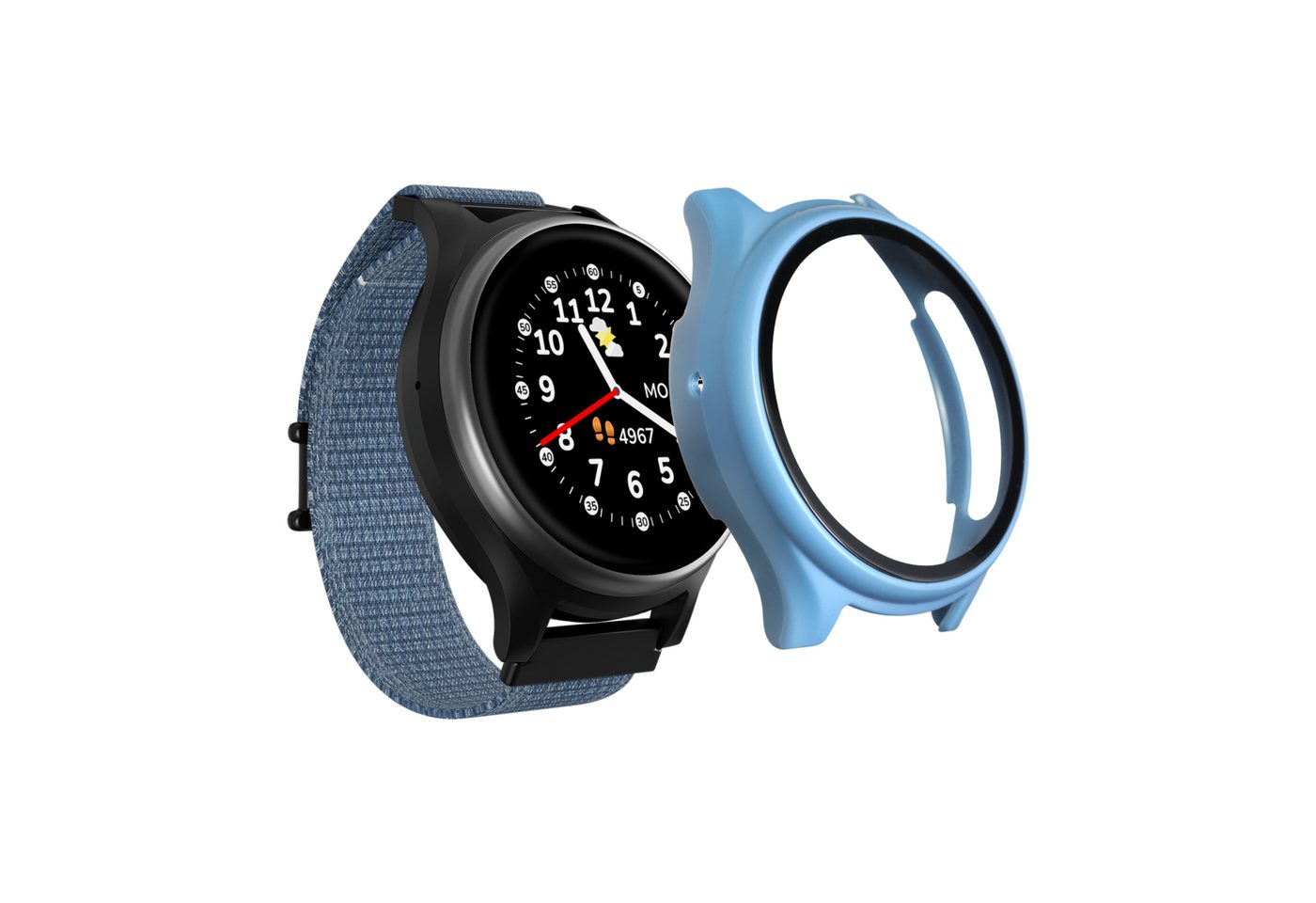 ANIO Smartwatch-Hülle Protector Case 2.0 Profür Anio 6, Schutzhülle, Displayschutz – Bild 2 von 3