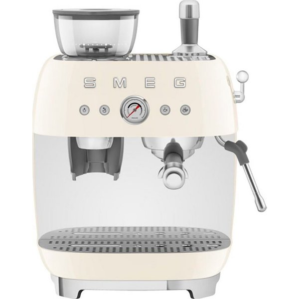Smeg Espressomaschine EGF03CREU, mit integrierter Kaffeemühle