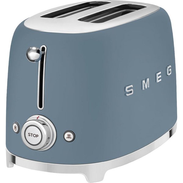 Smeg Toaster TSF01SBMEU, 2 Schlitze, für 2 XXL-Toastscheiben, 950 W