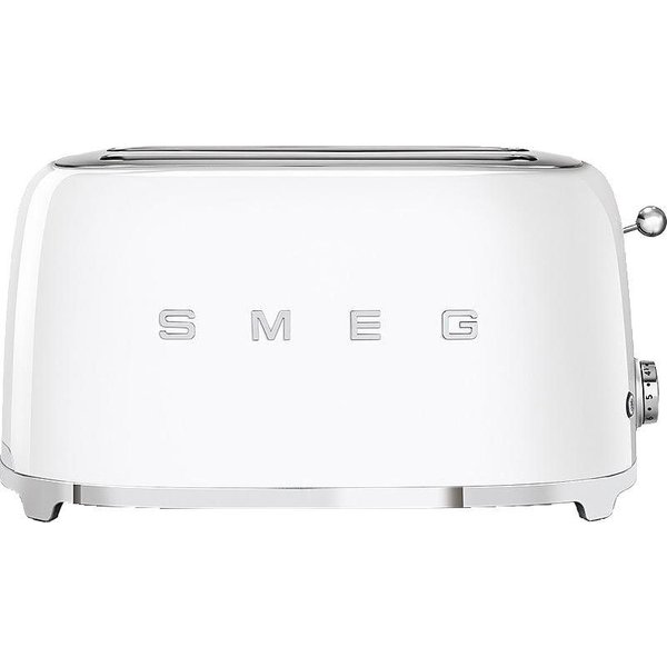 Smeg Toaster TSF02WHEU, 2 lange Schlitze, für 4 Scheiben, 1500 W