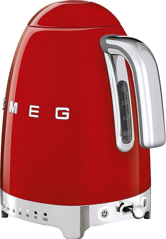 Smeg Wasserkocher KLF04RDEU, 1,7 l, 2400 W – Bild 2 von 4