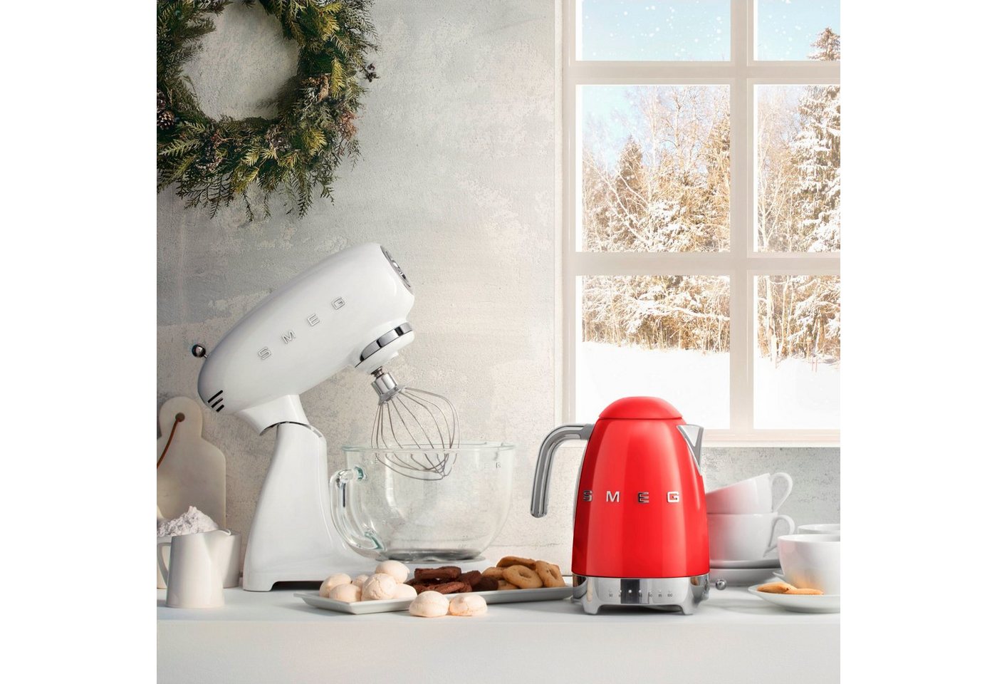 Smeg Wasserkocher KLF04RDEU, 1,7 l, 2400 W – Bild 3 von 4