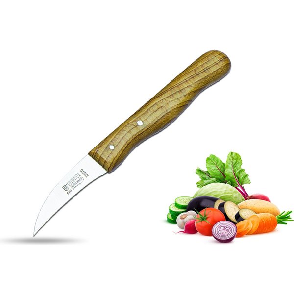 SMI Schälmesser Obstmesser gebogen Solingen Schälmesser rostfrei Gemüsemesser