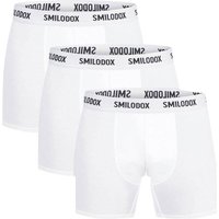SMILODOX Boxershorts 3er Pack Larry, Größe M in Weiß