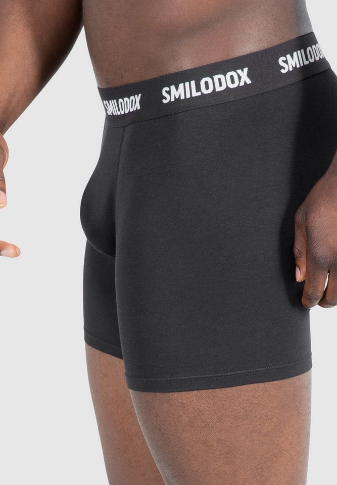 Smilodox Boxershorts 5er Pack, Unterhosen Herren aus Baumwolle mit elastischem Bund Weiches Material, Atmungsaktiv, Elastischer Bund, Strapazierfähig – Bild 4 von 4