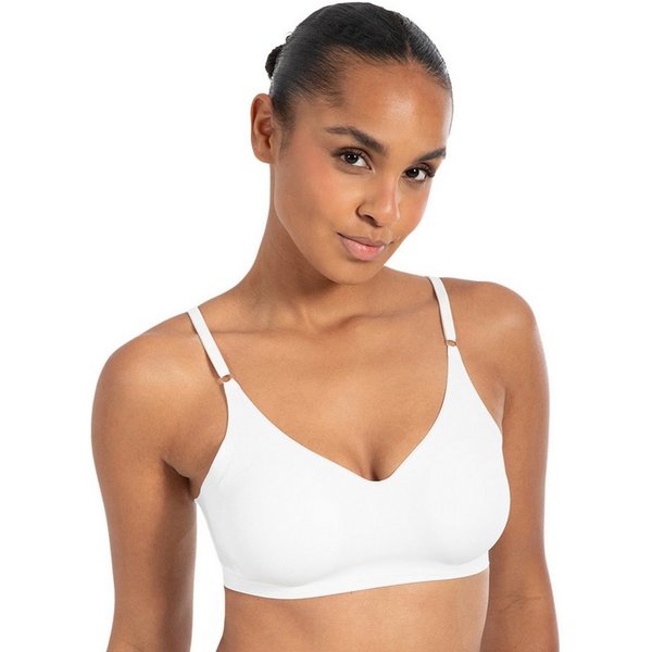 Smilodox Bralette Nysa mit Cups, leicht bügellos Komfort BH, anpassbare Träger Hochwertige Underwear, vielseitig einsetzbar, leichte Shapewear