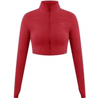 SMILODOX Crop Jacke Brianna, Größe L in Rot