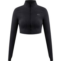 SMILODOX Crop Jacke Brianna, Größe M in Schwarz