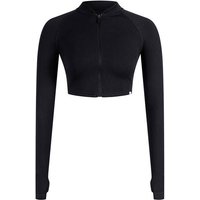 SMILODOX Crop Jacke Harly, Größe S in Schwarz
