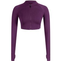 SMILODOX Crop Jacke Harly, Größe XS in Lila