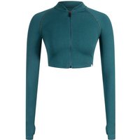 SMILODOX Crop Jacke Harly, Größe S in Grün