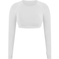 SMILODOX Crop Longsleeve Linnea, Größe L in Grau