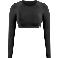 SMILODOX Crop Longsleeve Linnea, Größe XL in Schwarz