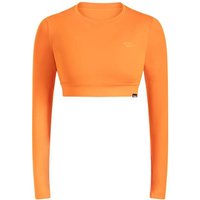 SMILODOX Crop Longsleeve Thalina, Größe XS in Orange
