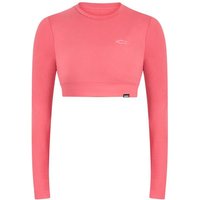 SMILODOX Crop Longsleeve Thalina, Größe S in Pink