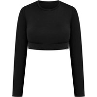 SMILODOX Crop Longsleeve Tisha, Größe XS in Schwarz