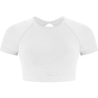 SMILODOX Crop Shirt Soheli, Größe L in Grau