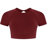 SMILODOX Crop Shirt Soheli, Größe XL in Rot