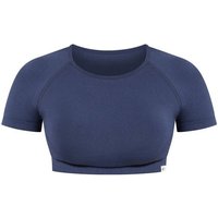 SMILODOX Crop Shirt Soheli, Größe S in Blau