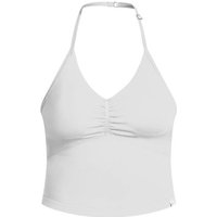 SMILODOX Crop Top Malena, Größe L in Grau