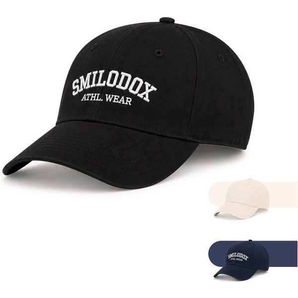 Smilodox Flex Cap Blysera Cap, College Style, Baseball Cap für Sport & Freizeit Front-Stickerei, gebogener Schirm, Metallschließe, verstellbar