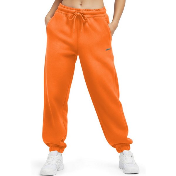 Smilodox Jogginghose Lyanna, Regular Fit Sweathose mit Kordelzug am Bund, Metallabel angenehmes Material Bündchen an Beinabschlüssen Sport Alltag Fitness