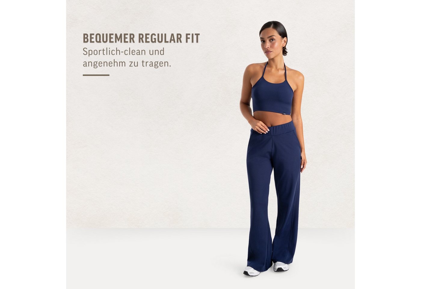 Smilodox Jogginghose Maveni, Sweatpants mit Stretch, Regular Fit, für Fitness & Freizeit Bequemer Bund, elastisches Material, Casual, Streetwear – Bild 3 von 5