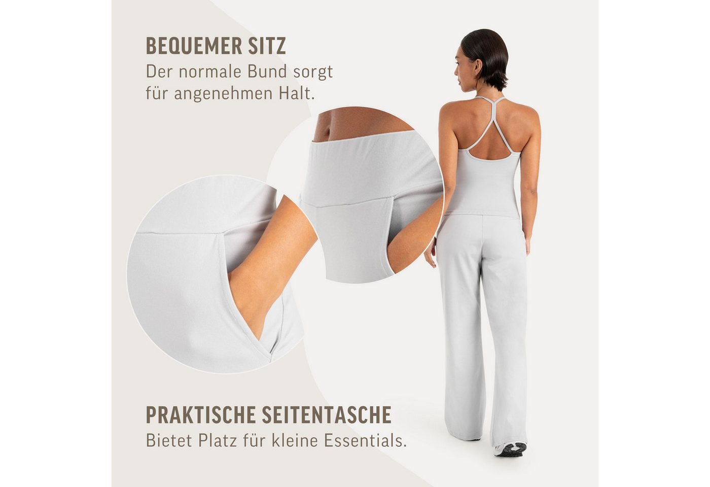 SMILODOX Jogginghose Maveni, Größe L in Grau – Bild 5 von 5