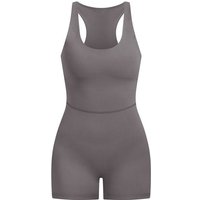 SMILODOX Jumpsuit Aleyna, Größe XS in Grau