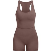 SMILODOX Jumpsuit Aleyna, Größe XS in Braun