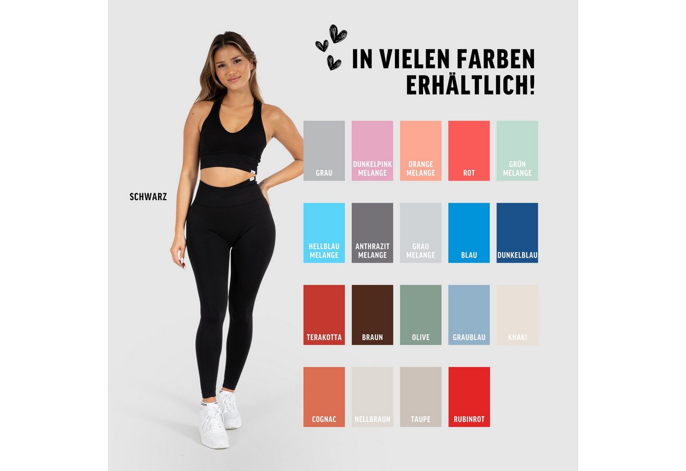 Smilodox Leggings Amaze Scrunch Pro, High Waist Booty Scrunch Yoga & Fitnesshose Shaped Fit Squatproof Push Up Trainingshose Gym Alltag Figurformend – Bild 4 von 5