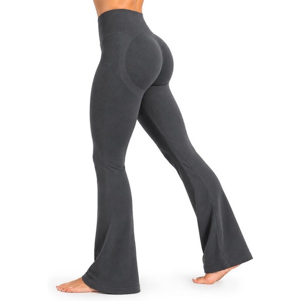 Smilodox Leggings Aylin Scrunch, Leggings mit Booty Push Effekt, Gym, Yoga & Freizeit Scrunch Naht, Booty Push, Weites Bein, Elastisch, High Waist