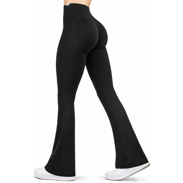 Smilodox Leggings Aylin Scrunch, Leggings mit Booty Push Effekt, Gym, Yoga & Freizeit Scrunch Naht, Booty Push, Weites Bein, Elastisch, High Waist