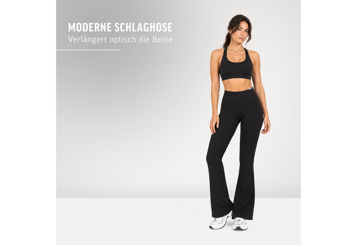 Smilodox Leggings Aylin Scrunch, Leggings mit Booty Push Effekt, Gym, Yoga & Freizeit Scrunch Naht, Booty Push, Weites Bein, Elastisch, High Waist – Bild 3 von 5