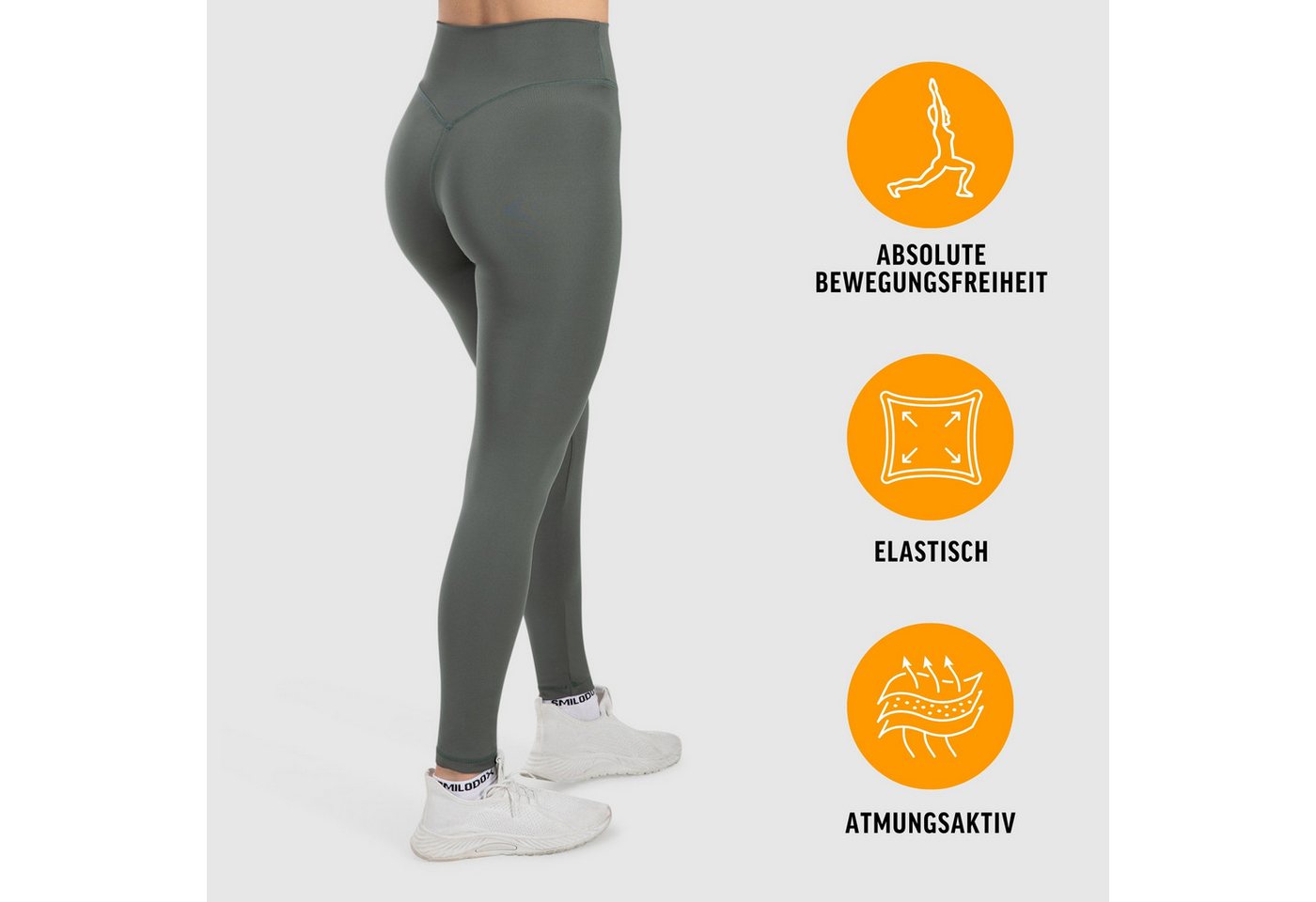 SMILODOX Leggings Jaine, Größe M in Grün – Bild 2 von 5