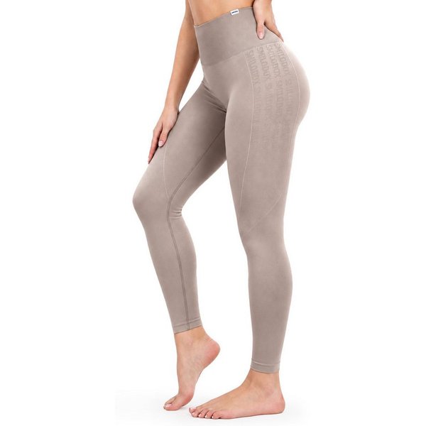 Smilodox Leggings Layne, Scrunch Butt Lift Sporthose, High Waist V-Shape Schweißabsorbierende blickdichte Trainingshose, Sport Fitness Yoga
