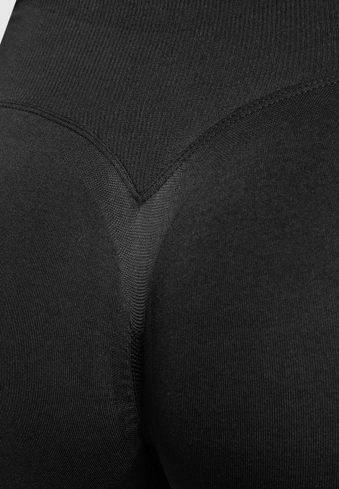 Smilodox Leggings Myrah Scrunch, Butt Lift Sporthose, High Waist V-Shape Yoga Hose Nahtlos, Seamless Schweißabsorbierende Trainingshose, Blickdicht – Bild 3 von 5