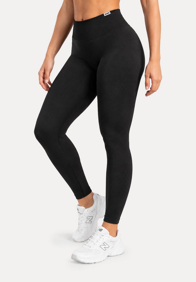 Smilodox Leggings Myrah Scrunch, Butt Lift Sporthose, High Waist V-Shape Yoga Hose Nahtlos, Seamless Schweißabsorbierende Trainingshose, Blickdicht – Bild 5 von 5