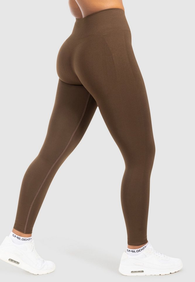 Smilodox Leggings Pemmy, High Waist Push Up Sporthose mit Booty Kontur & Kompression Optimaler Halt, Blickdicht, elastisch, figurformend, Yoga Gym & Alltag – Bild 2 von 5