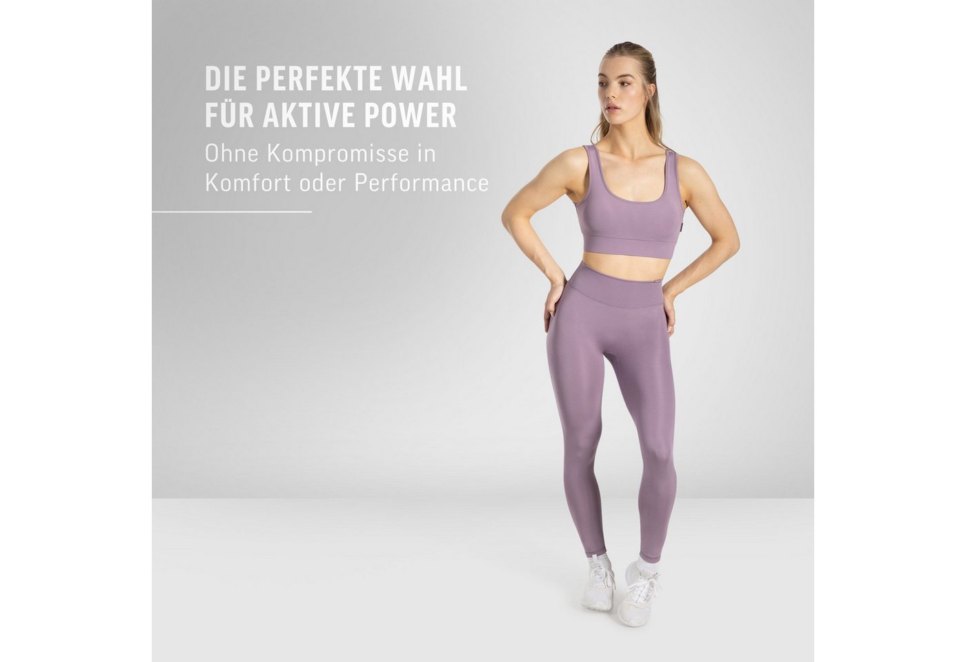 Smilodox Leggings Selina, High Waist Shaped Fit Yogahose, elastisches Material Blickdichte Push-Up Yoga Leggings, elastisch, seamless, Workout Gym – Bild 3 von 5