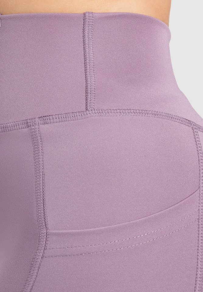 Smilodox Leggings SoftFeel Ilissa, High Waist Yogahose mit Seitentasche, 4-Wege-Stretch Push Up Booty Scrunch Hose, atmungsaktiv & schnelltrocknend, Pilates – Bild 3 von 5