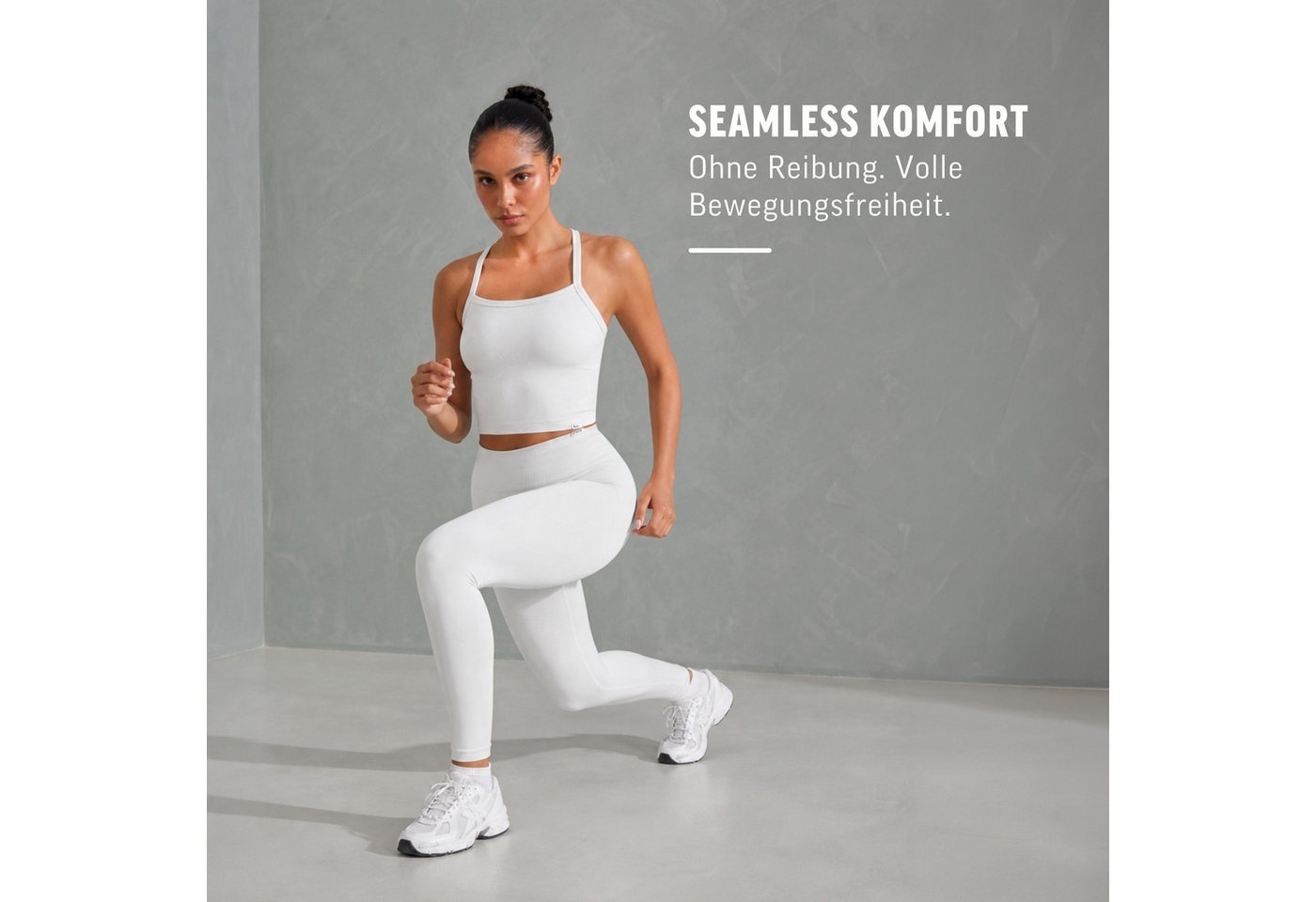Smilodox Leggings Vonda, Scrunch Sporthose Damen, Shaped Fit, Seamless, Gym & Yoga V-Shape Bund, Seamless, Booty Shape, Push Effect, Squatproof – Bild 3 von 5