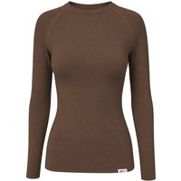 SMILODOX Longsleeve Lyana, Größe XL in Braun