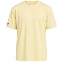 SMILODOX Oversize T-Shirt Varendo, Größe S in Gelb