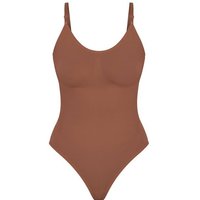 SMILODOX Shapewear String Bodysuit Nysa, Größe XL in Braun