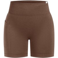 SMILODOX Short Leggings Temmy, Größe M in Braun