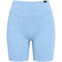 SMILODOX Short Leggings Velvara, Größe L in Blau